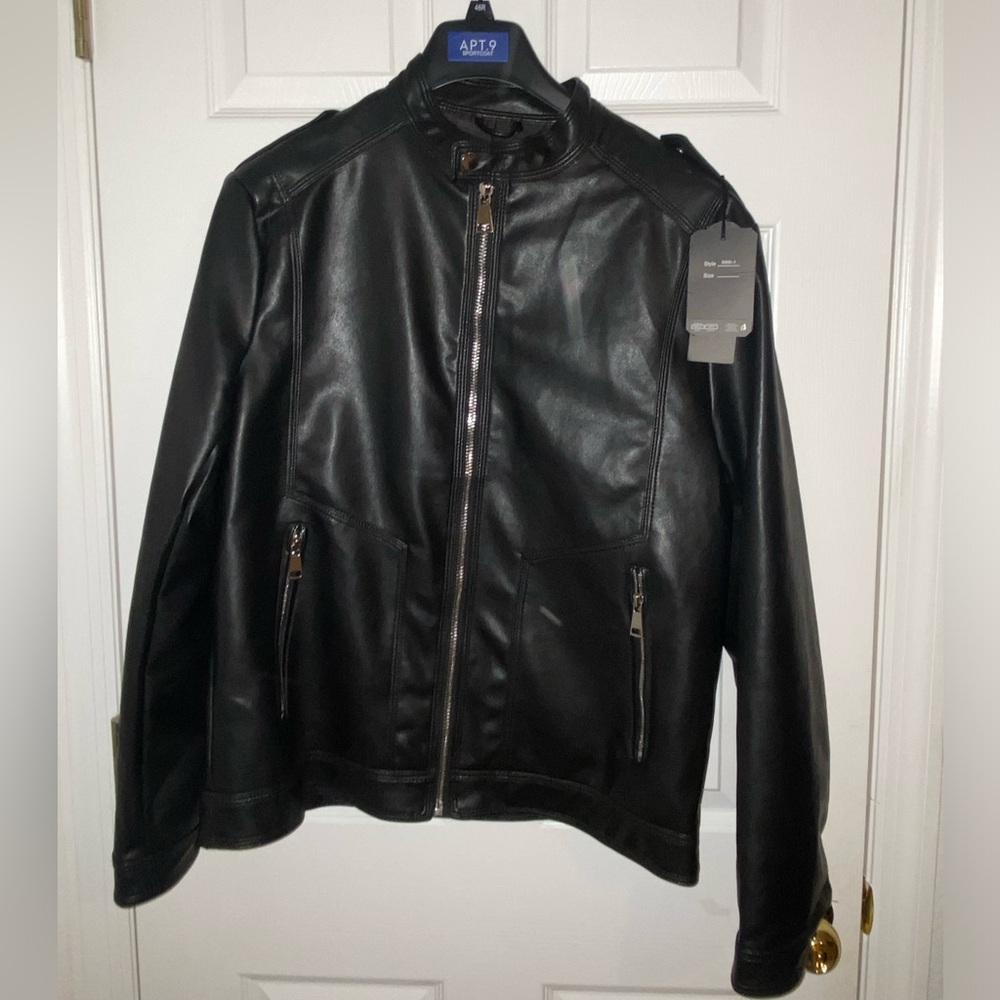 Faux Roman Leather Jacket